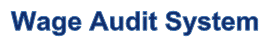 Wage Audit System using wage_audit_prod